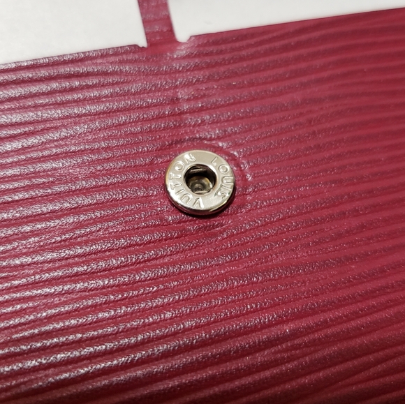 Christmas SALE Auth. Great Condition Louis Vuitton Emilie Fuschia Long Wallet - Picture 9 of 10